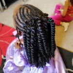 Cornrolls with bunch attached